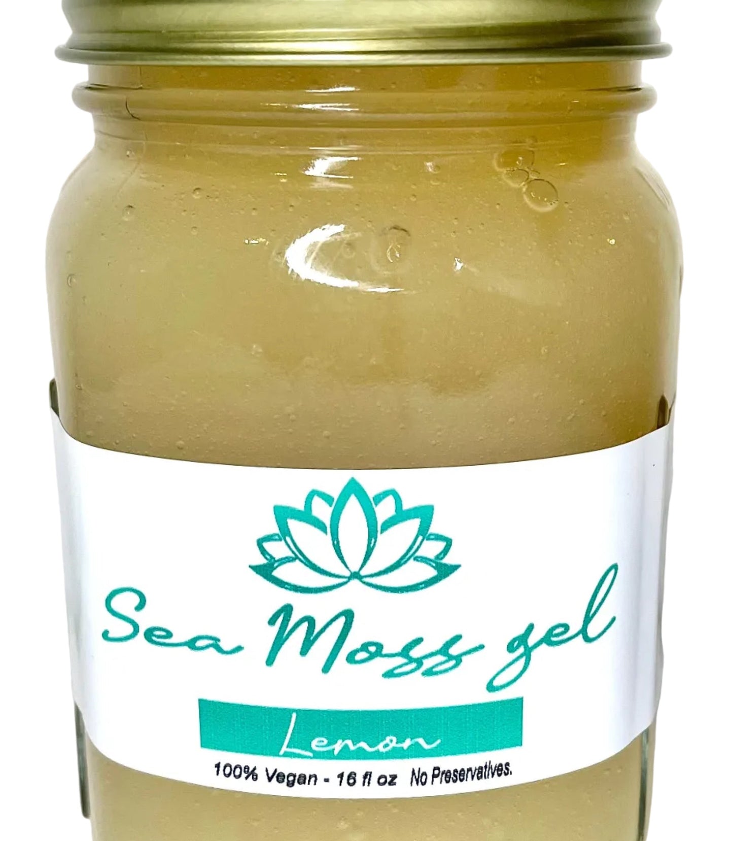 16oz lemon seamoss gel