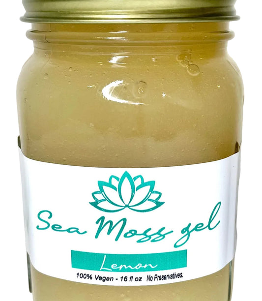 16oz lemon seamoss gel
